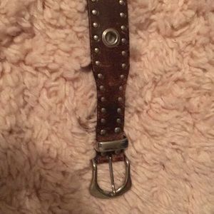 Vintage leather belt